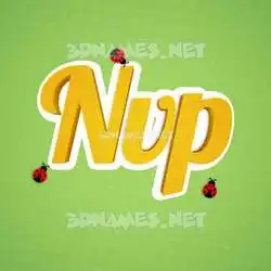 nvp in Ladybugs style - 3D name wallpaper