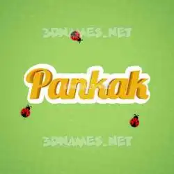 pankak in Ladybugs style - 3D name wallpaper