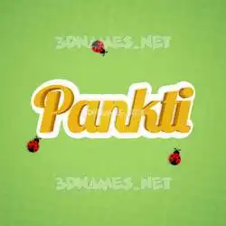 pankti in Ladybugs style - 3D name wallpaper