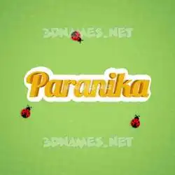 paranika in Ladybugs style - 3D name wallpaper