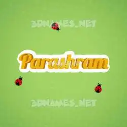 parashram in Ladybugs style - 3D name wallpaper