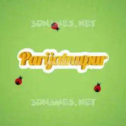 parijatnupur in Ladybugs style - 3D name wallpaper