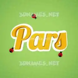 pars in Ladybugs style - 3D name wallpaper