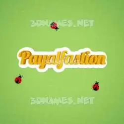 payalfastion in Ladybugs style - 3D name wallpaper