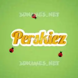 perskiez in Ladybugs style - 3D name wallpaper