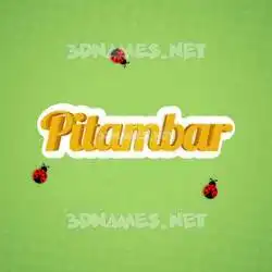 pitambar in Ladybugs style - 3D name wallpaper