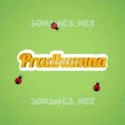 pradhumna in Ladybugs style - 3D name wallpaper
