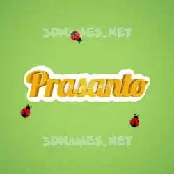 prasanto in Ladybugs style - 3D name wallpaper