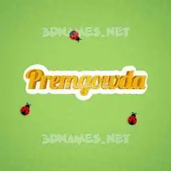 premgowda in Ladybugs style - 3D name wallpaper