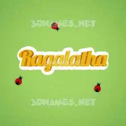 ragalatha in Ladybugs style - 3D name wallpaper