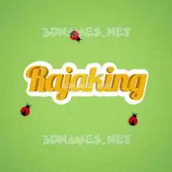 rajaking in Ladybugs style - 3D name wallpaper