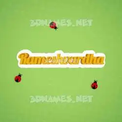 rameshvardha in Ladybugs style - 3D name wallpaper