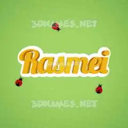 rasmei in Ladybugs style - 3D name wallpaper