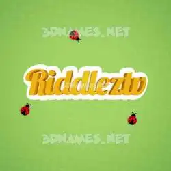 riddleztv in Ladybugs style - 3D name wallpaper