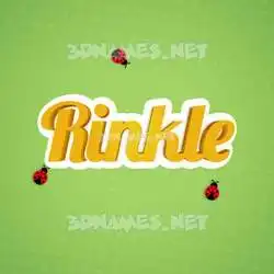 rinkle in Ladybugs style - 3D name wallpaper