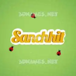 sanchhit in Ladybugs style - 3D name wallpaper