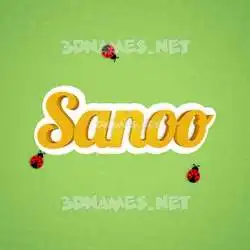 sanoo in Ladybugs style - 3D name wallpaper