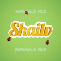 shailv in Ladybugs style - 3D name wallpaper