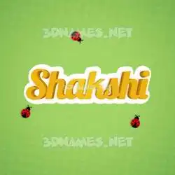 shakshi in Ladybugs style - 3D name wallpaper