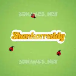 shankarreddy in Ladybugs style - 3D name wallpaper