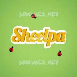 sheelpa in Ladybugs style - 3D name wallpaper