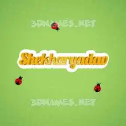 shekharyadav in Ladybugs style - 3D name wallpaper
