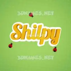 shilpy in Ladybugs style - 3D name wallpaper