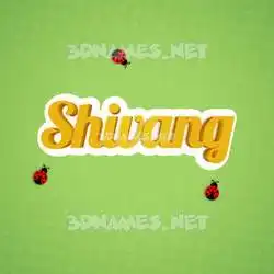 shivang in Ladybugs style - 3D name wallpaper