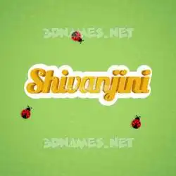 shivanjini in Ladybugs style - 3D name wallpaper