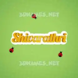 shivarathri in Ladybugs style - 3D name wallpaper