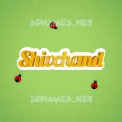 shivchand in Ladybugs style - 3D name wallpaper