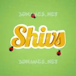 shivs in Ladybugs style - 3D name wallpaper