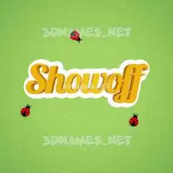 showoff in Ladybugs style - 3D name wallpaper