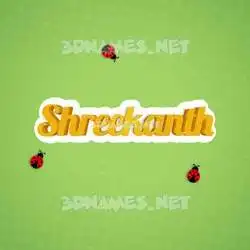 shreekanth in Ladybugs style - 3D name wallpaper
