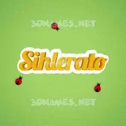 sihlerato in Ladybugs style - 3D name wallpaper