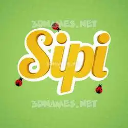 sipi in Ladybugs style - 3D name wallpaper