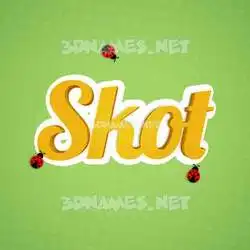 skot in Ladybugs style - 3D name wallpaper