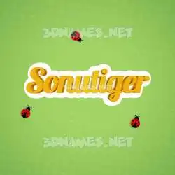 sonutiger in Ladybugs style - 3D name wallpaper