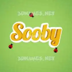 sooby in Ladybugs style - 3D name wallpaper
