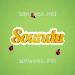 soundu in Ladybugs style - 3D name wallpaper