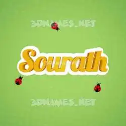 sourath in Ladybugs style - 3D name wallpaper