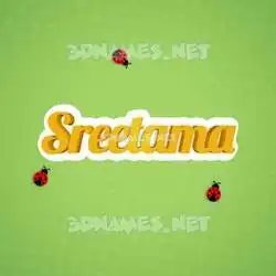 sreetama in Ladybugs style - 3D name wallpaper