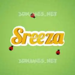 sreeza in Ladybugs style - 3D name wallpaper
