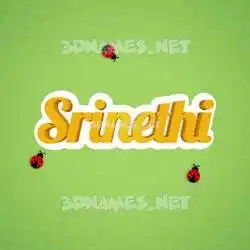 srinethi in Ladybugs style - 3D name wallpaper