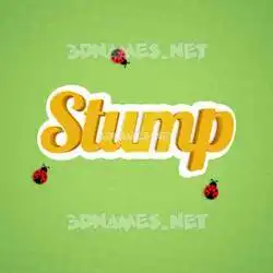 stump in Ladybugs style - 3D name wallpaper