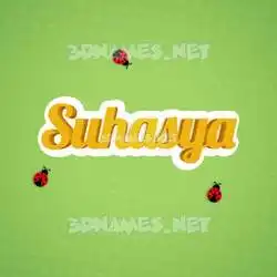 suhasya in Ladybugs style - 3D name wallpaper