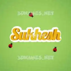 sukhesh in Ladybugs style - 3D name wallpaper