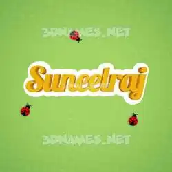 suneelraj in Ladybugs style - 3D name wallpaper