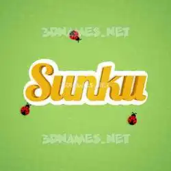 sunku in Ladybugs style - 3D name wallpaper