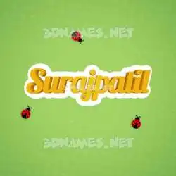 surajpatil in Ladybugs style - 3D name wallpaper